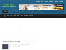 Tablet Screenshot of khuyendung.net